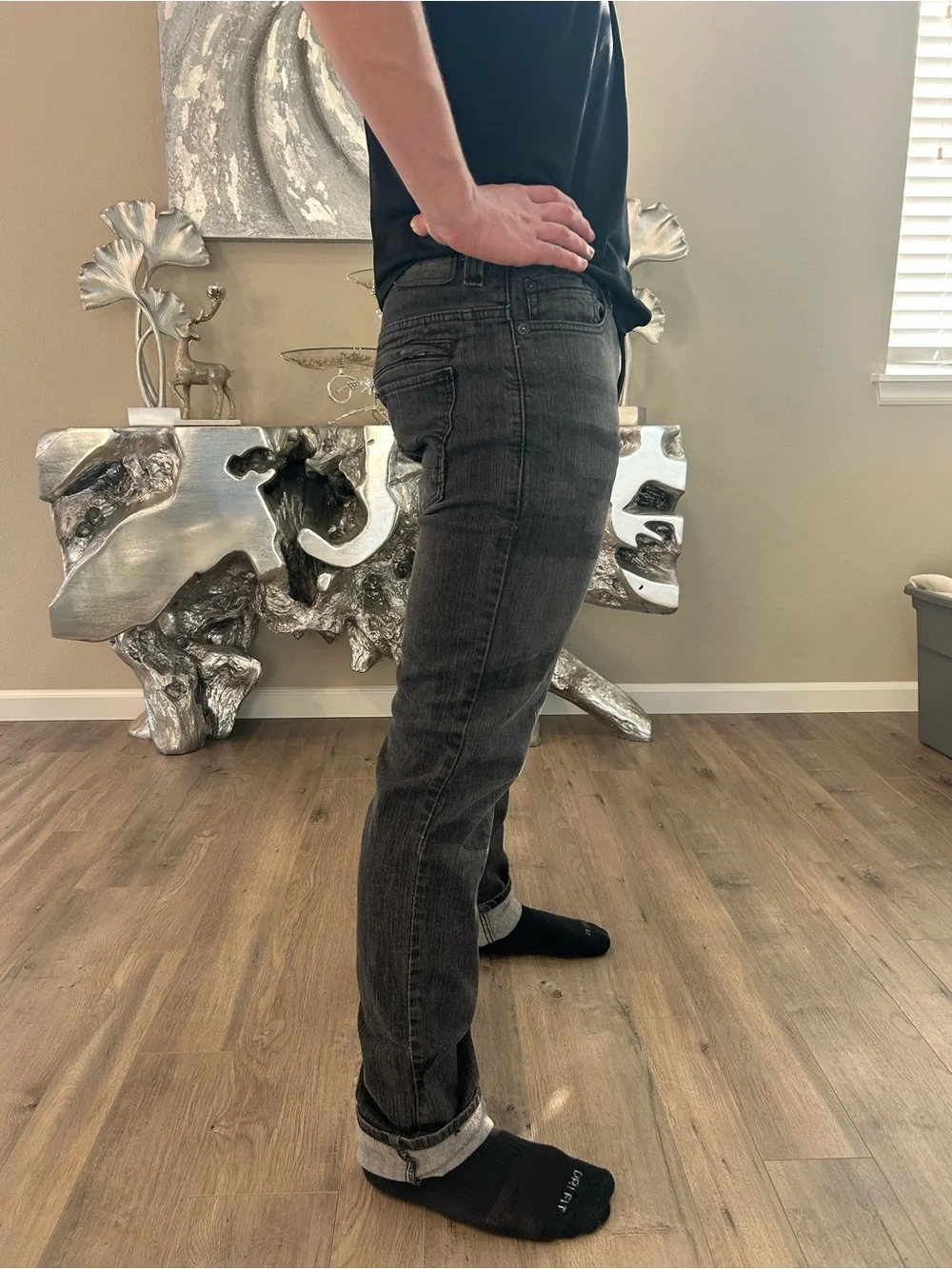 Levi's 511 Skinny Jeans in Charcoal Gray 34x34